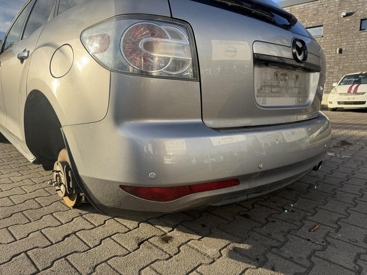 Mazda CX-7 original Sto&szlig;stange Stossf&auml;nger hinten 38P Plutosilber Facelift Bj.2010